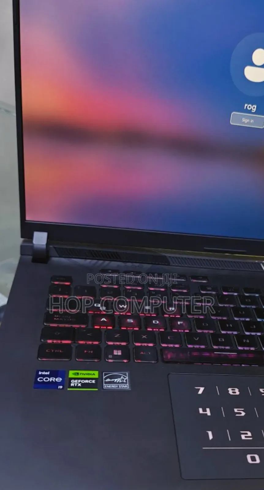 New Laptop Asus ROG Strix G16 G614 16GB Intel Core I9 SSD 1T