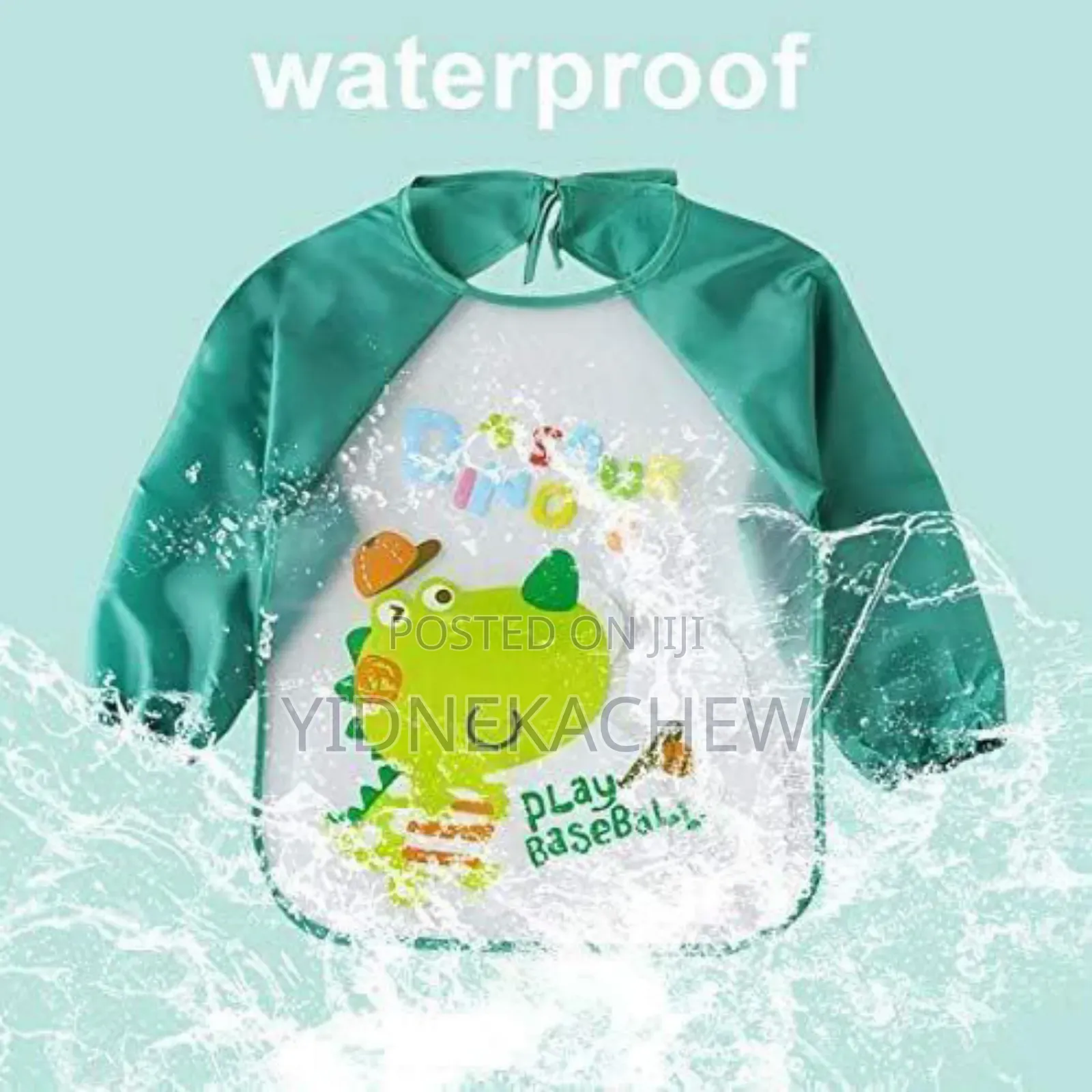 Waterproof Washable Long-Sleeve Baby Bibs