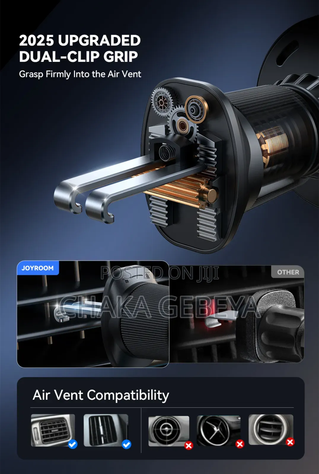 Charge Navigate Hands-Free - Powerful Magnetic Car Mount