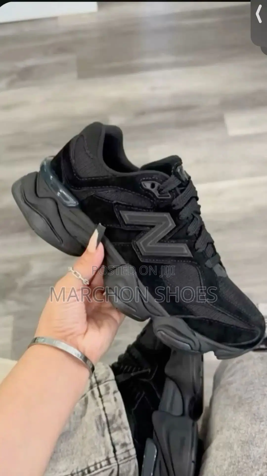 New Balance 9060 (Black) — Women