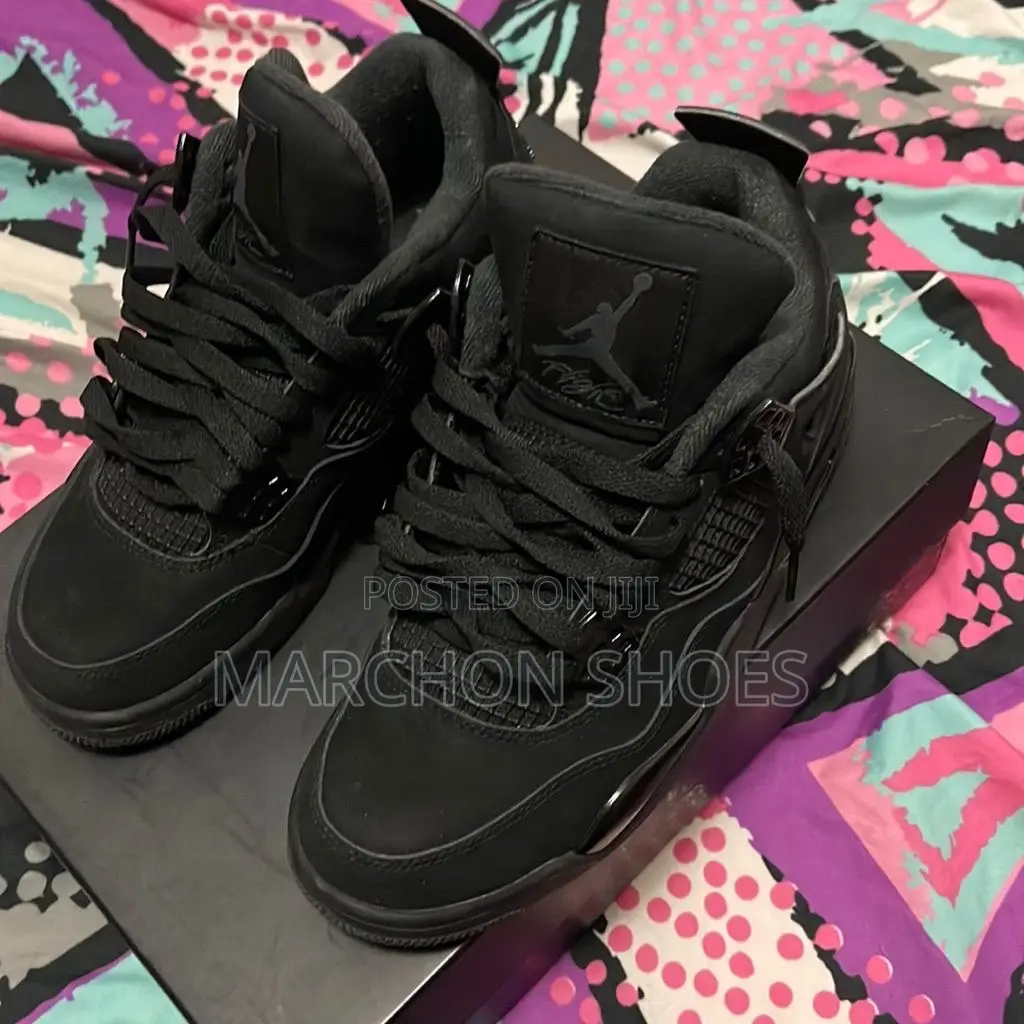 “Black Cat” Nike Air Jordan 4 Retro — Women