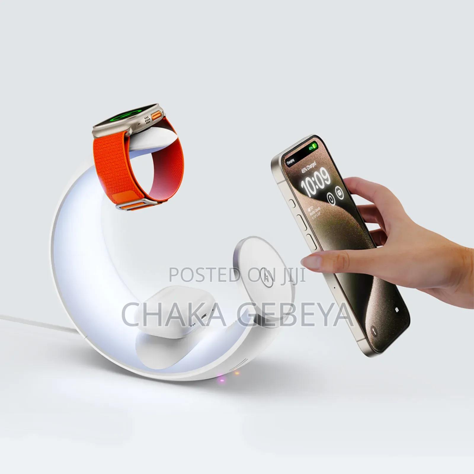 Charge 3 Devices Light Up Your Room - All-in-one Dock