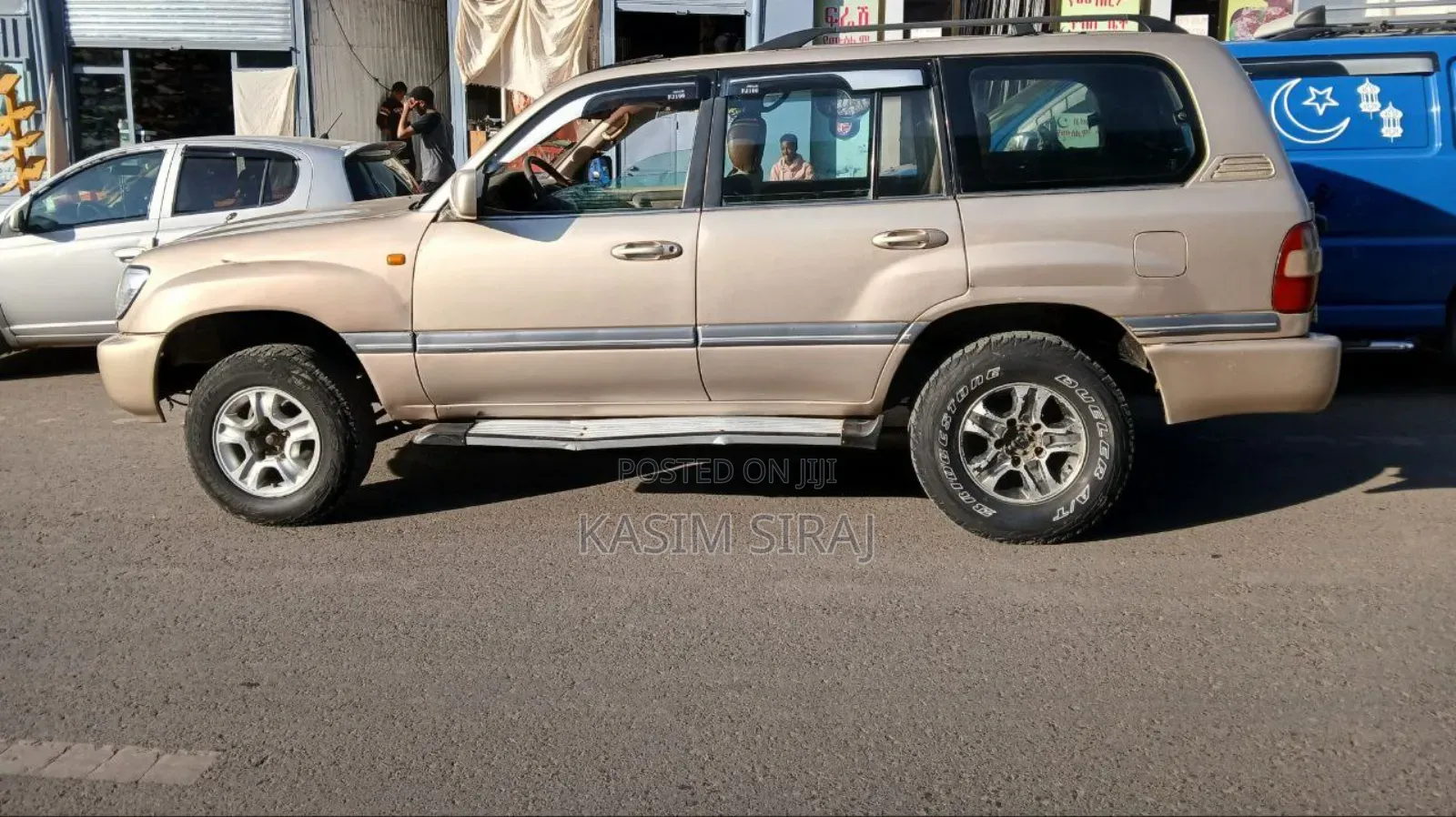 Toyota Land Cruiser 90 2002 Brown