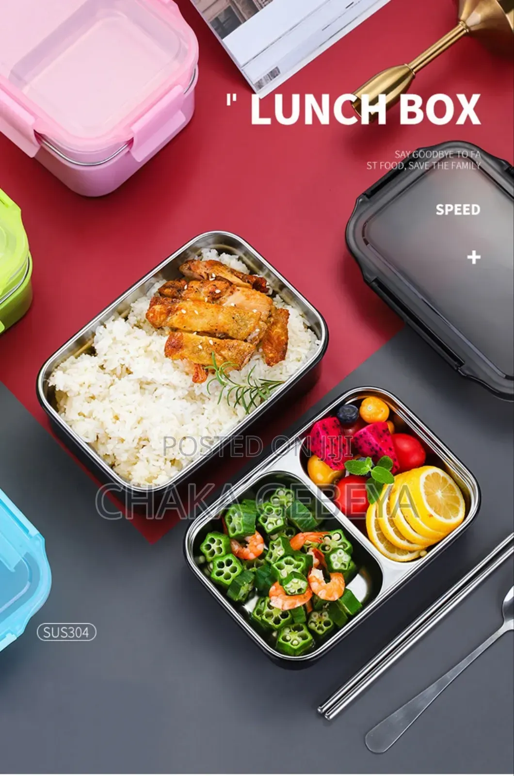 Bergen 800ml Stainless Steel Lunch Box - Leak-Proof Insulated