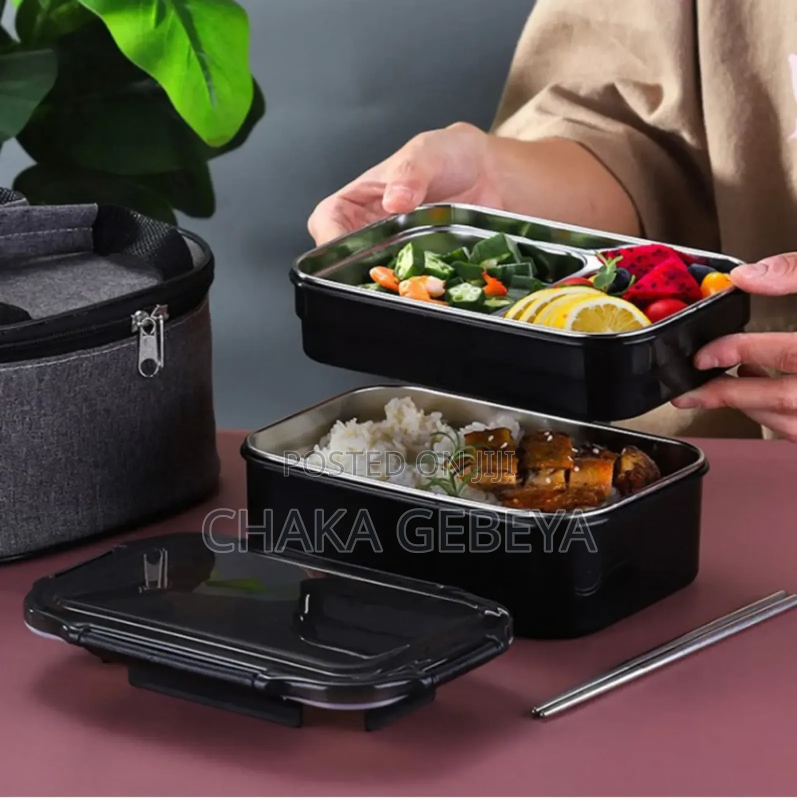 Keep Your Food Fresh Hot - Premium Steel Lunch Container