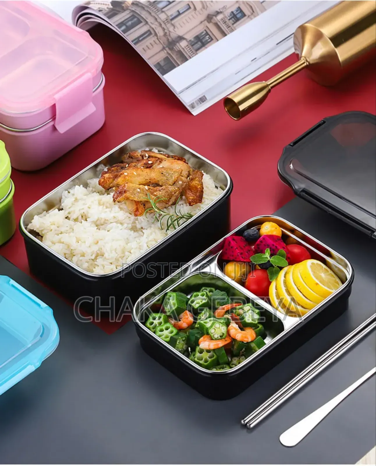 Keep Your Food Fresh Hot - Premium Steel Lunch Container