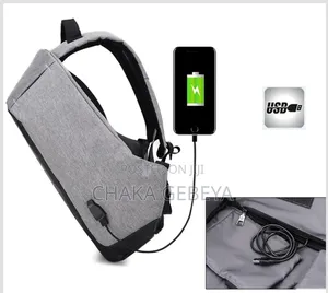 Secure Charge on the Go - Smart Usb Backpack for Students Travel