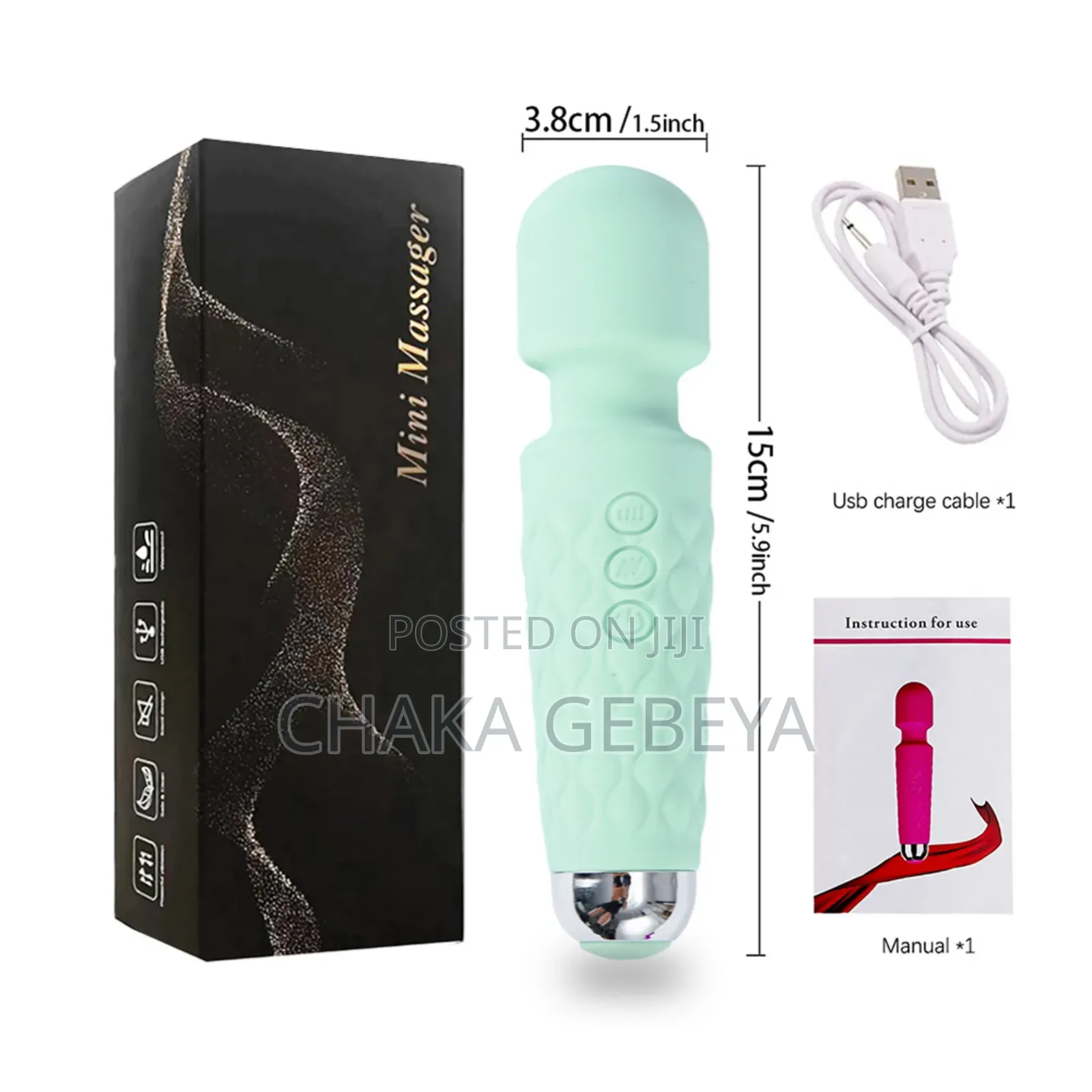 Soothe Aches Anytime - Portable Cordless Massage Wand