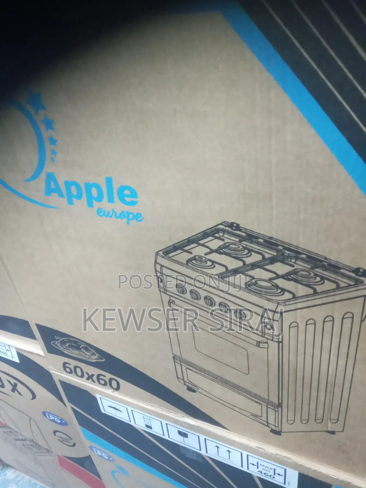 Apple 60-60 Cooling Ovne 2 Gas 2 Electric Power Full