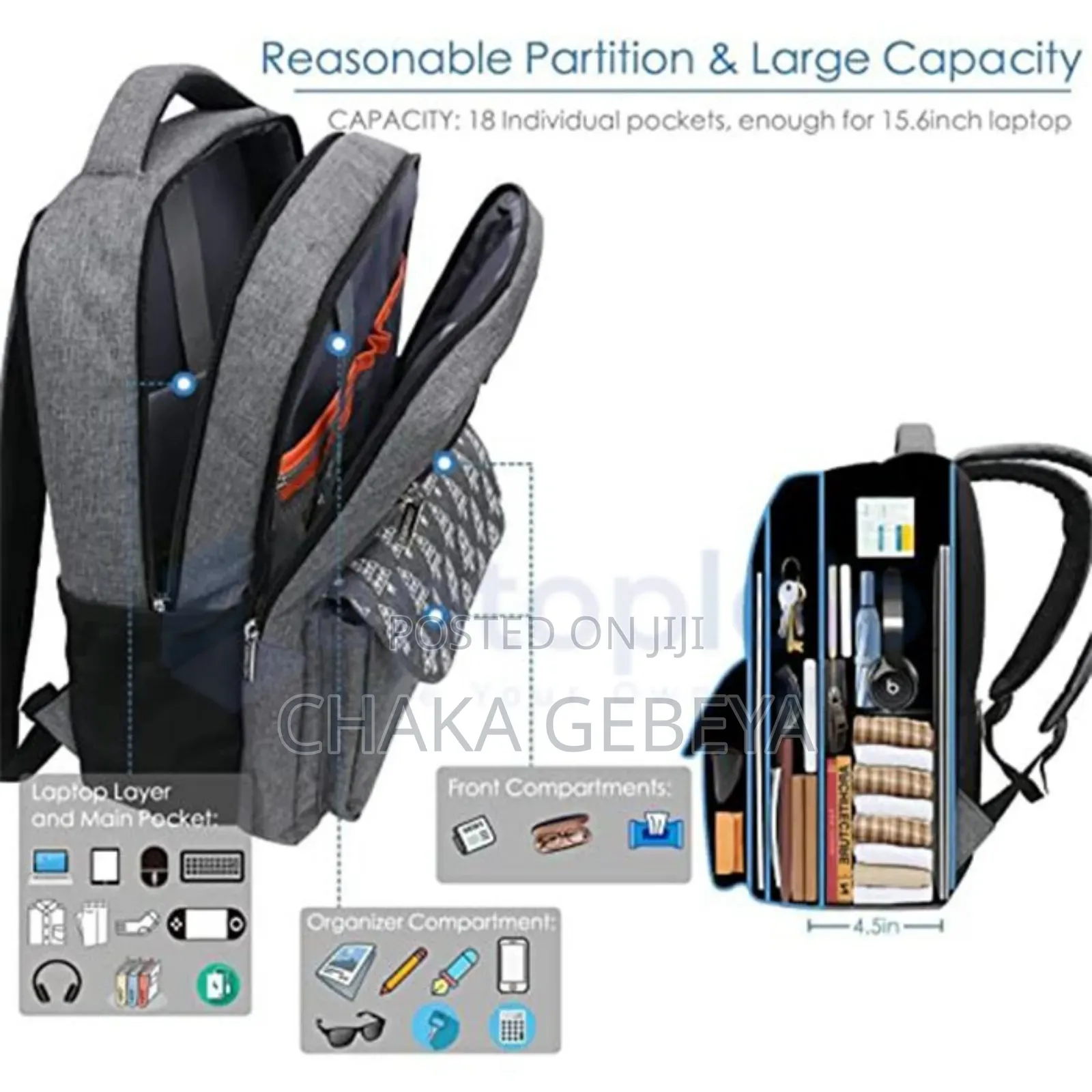 Modern Laptop Messenger Bag - Padded Compartment