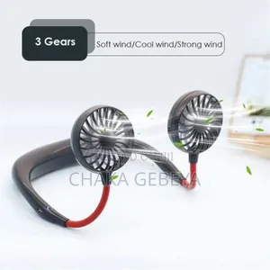Wearable Dual Neck Fan - Hands-Free Cooling