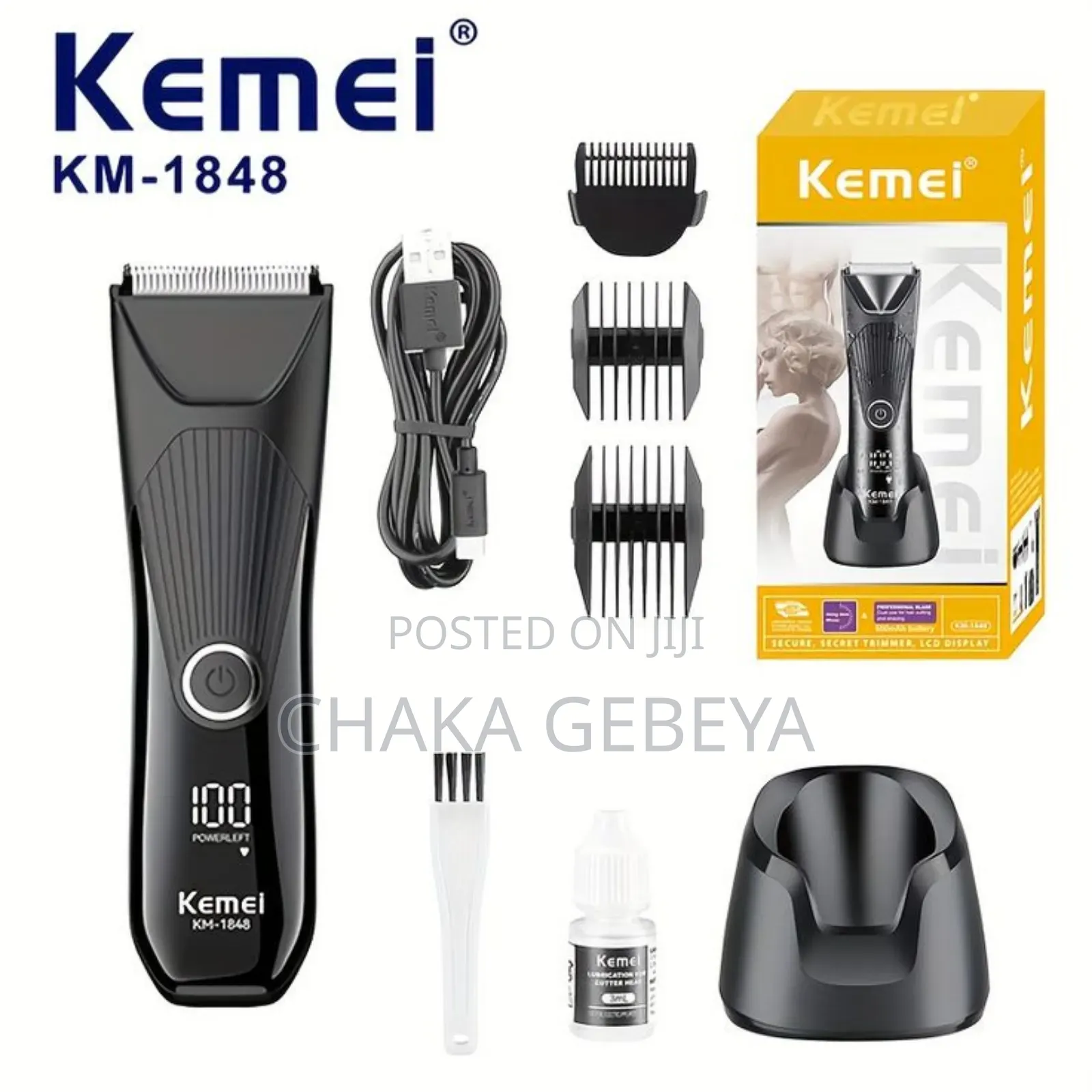 Kemie Km-1848 Rechargeable Body Hair Trimmer