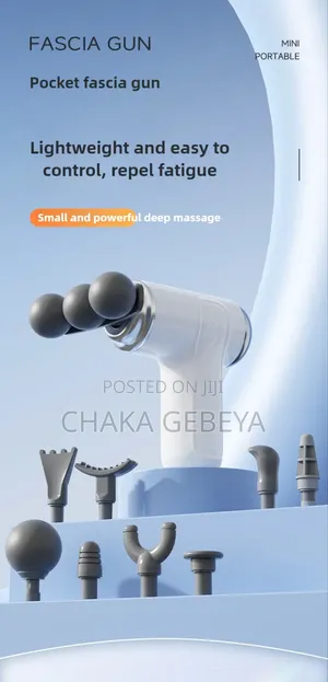 Photo - Deep Tissue Massage Gun With 9 Attachments