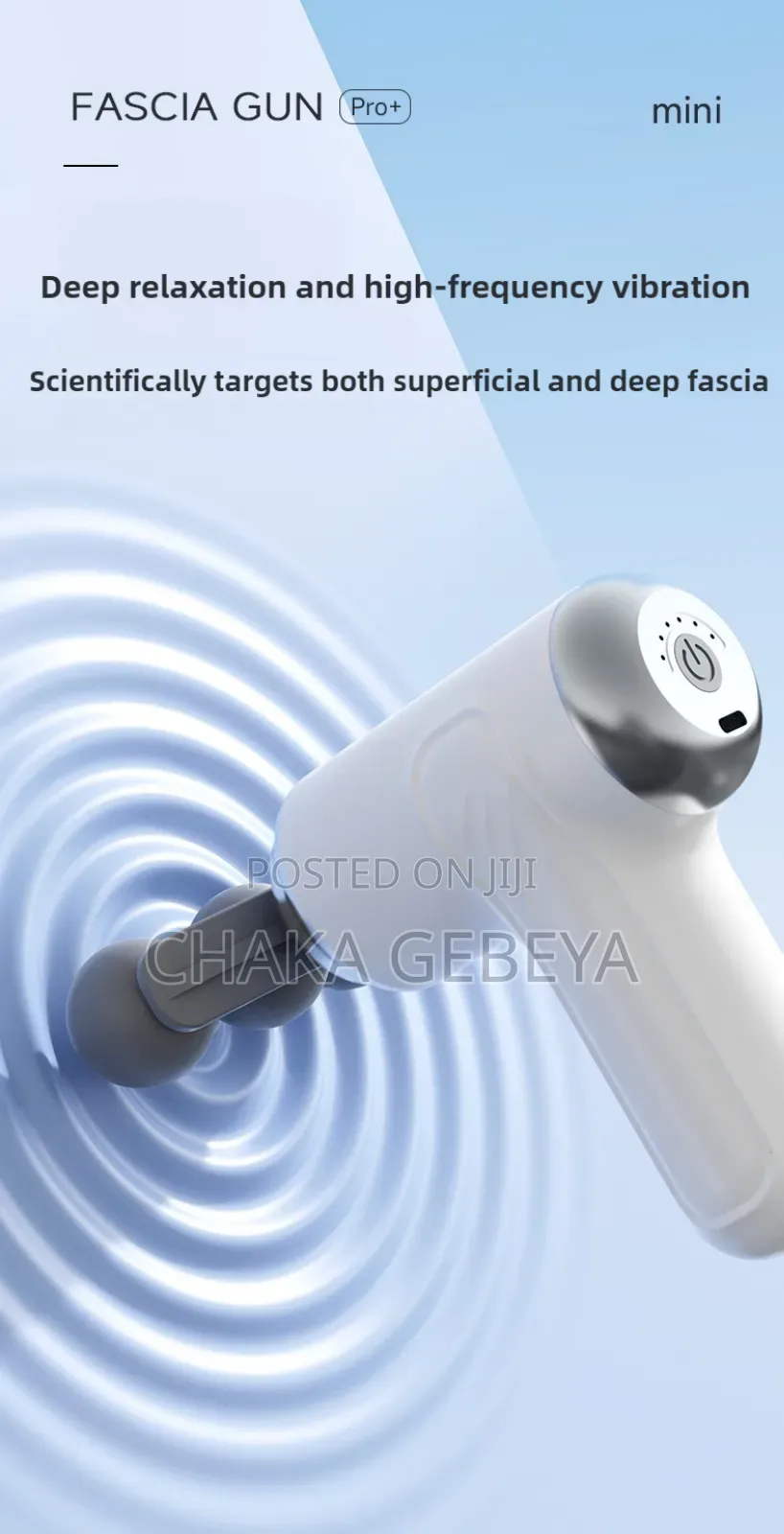 Deep Tissue Massage Gun With 9 Attachments