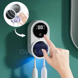 Modern Toothbrush Holder With Uv-C Sterilization