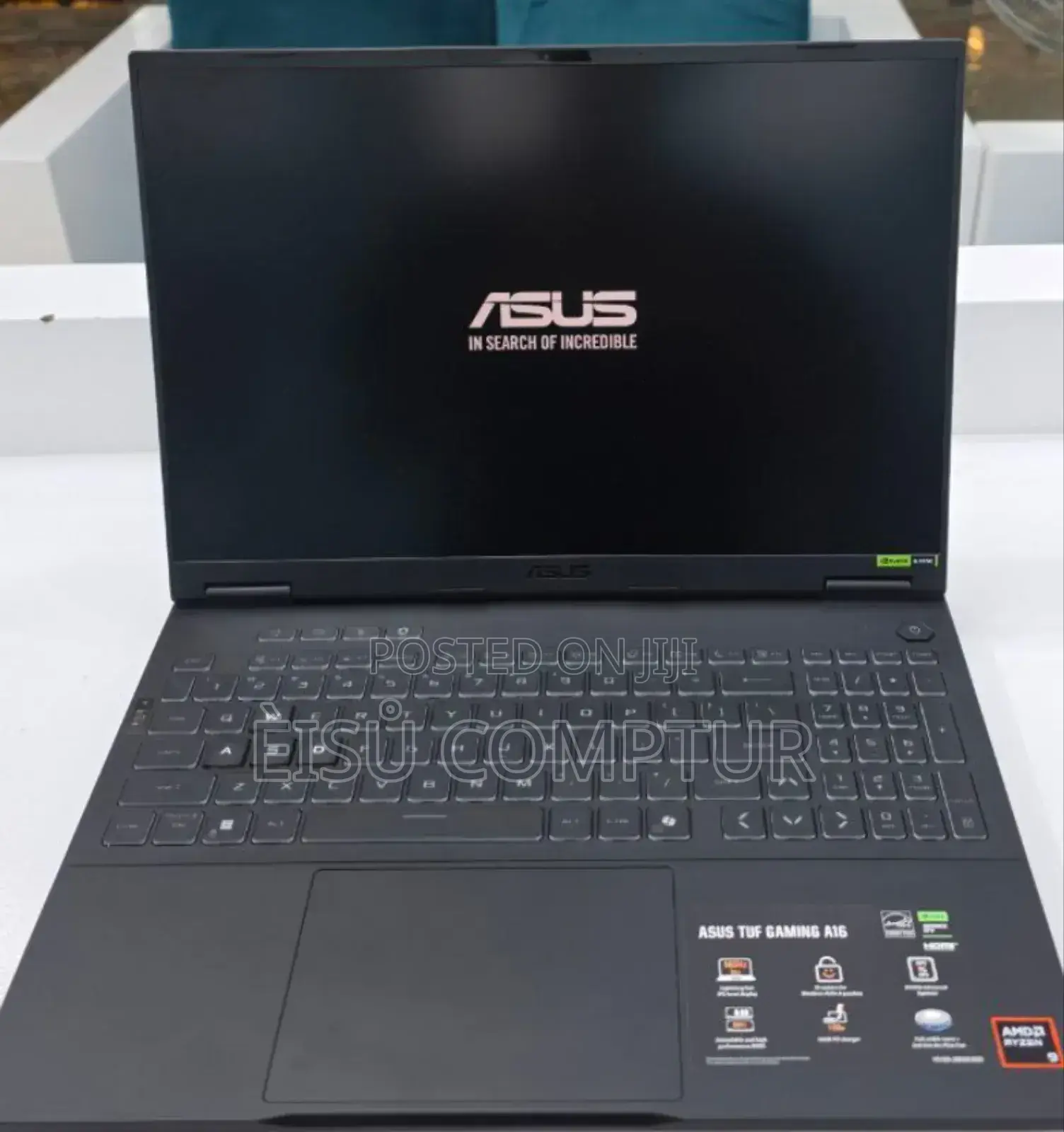 New Laptop Asus TUF Gaming A16 32GB AMD Ryzen 9 SSD 1T