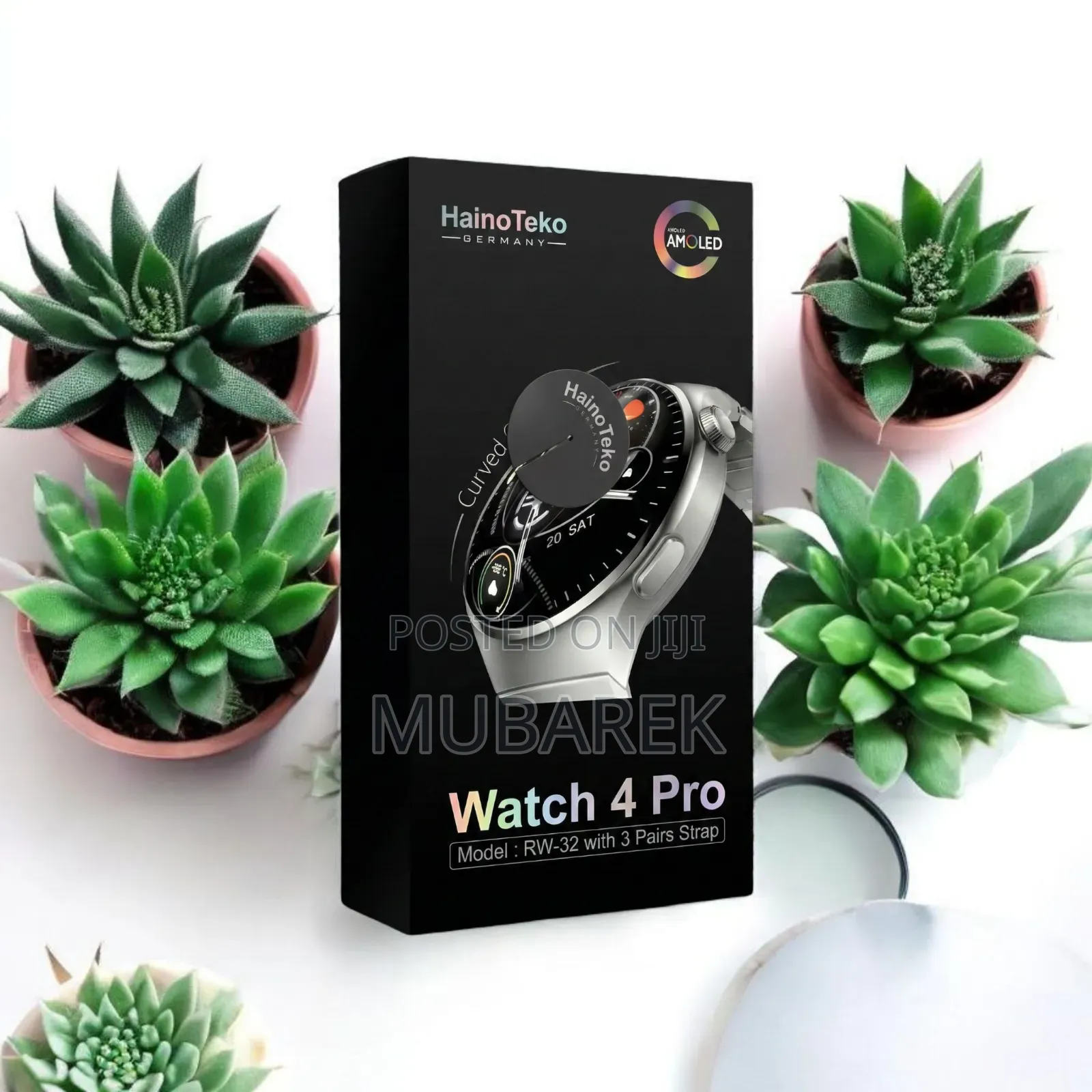 Watch 4 Pro Smartwatch Fashion Accessory