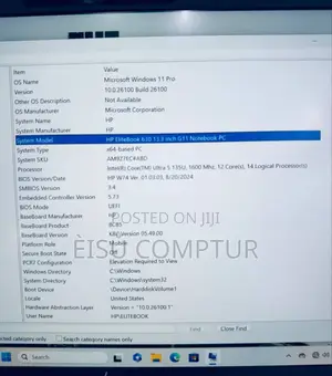 New Laptop HP EliteBook 840 16GB Intel Core Ultra 5 SSD 512GB