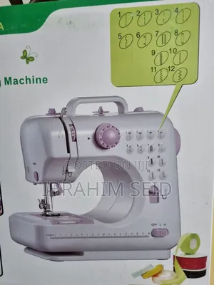 Photo - Mini Portable Home Sewing Machine With Foot Pedal, Overlock