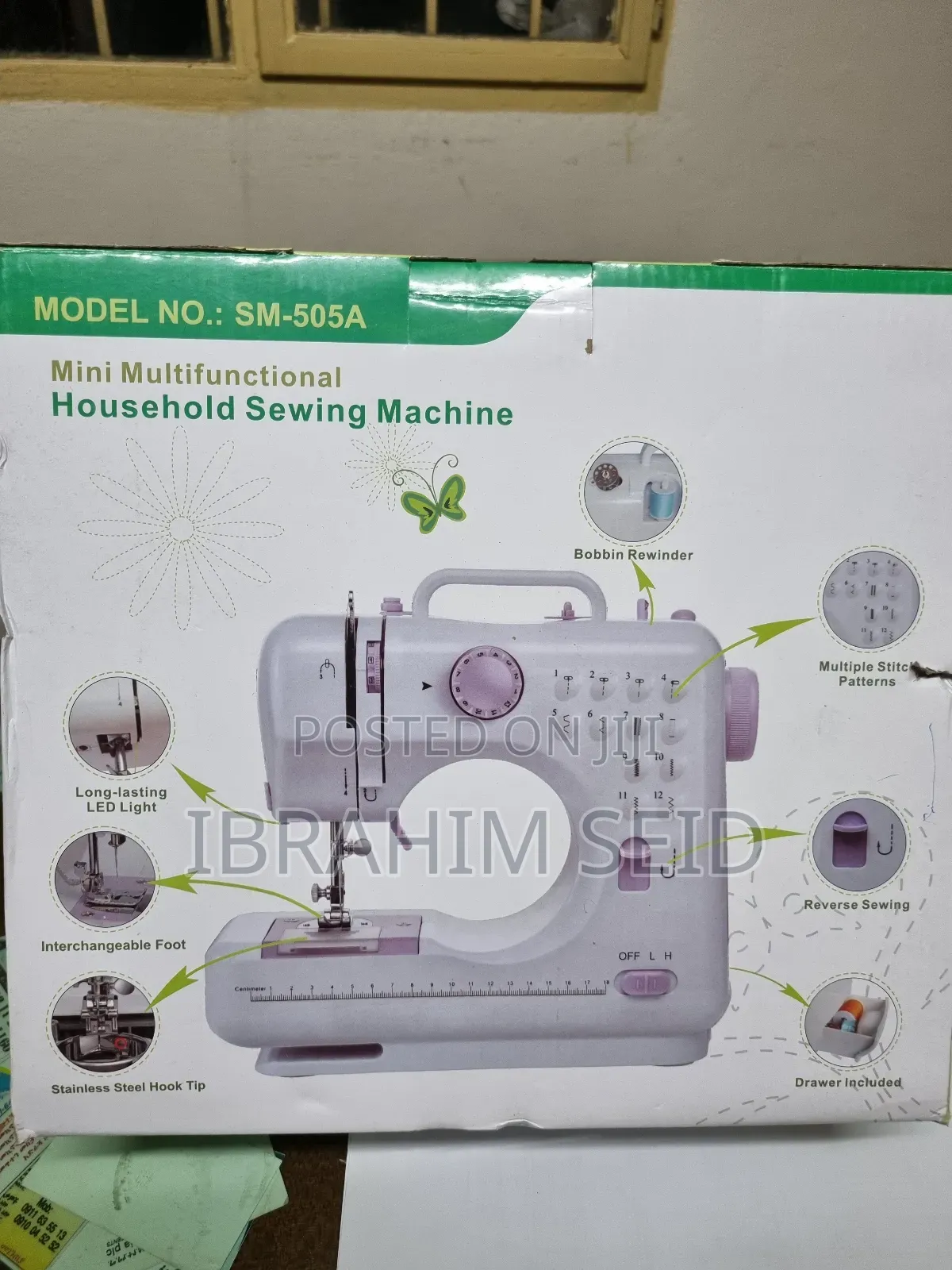 Mini Portable Home Sewing Machine With Foot Pedal, Overlock