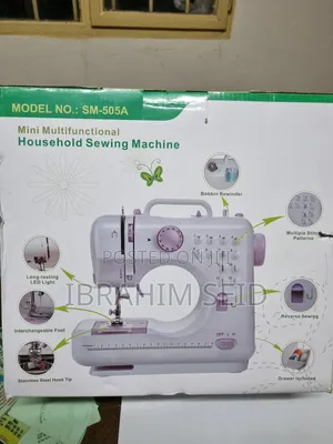 Mini Portable Home Sewing Machine With Foot Pedal, Overlock