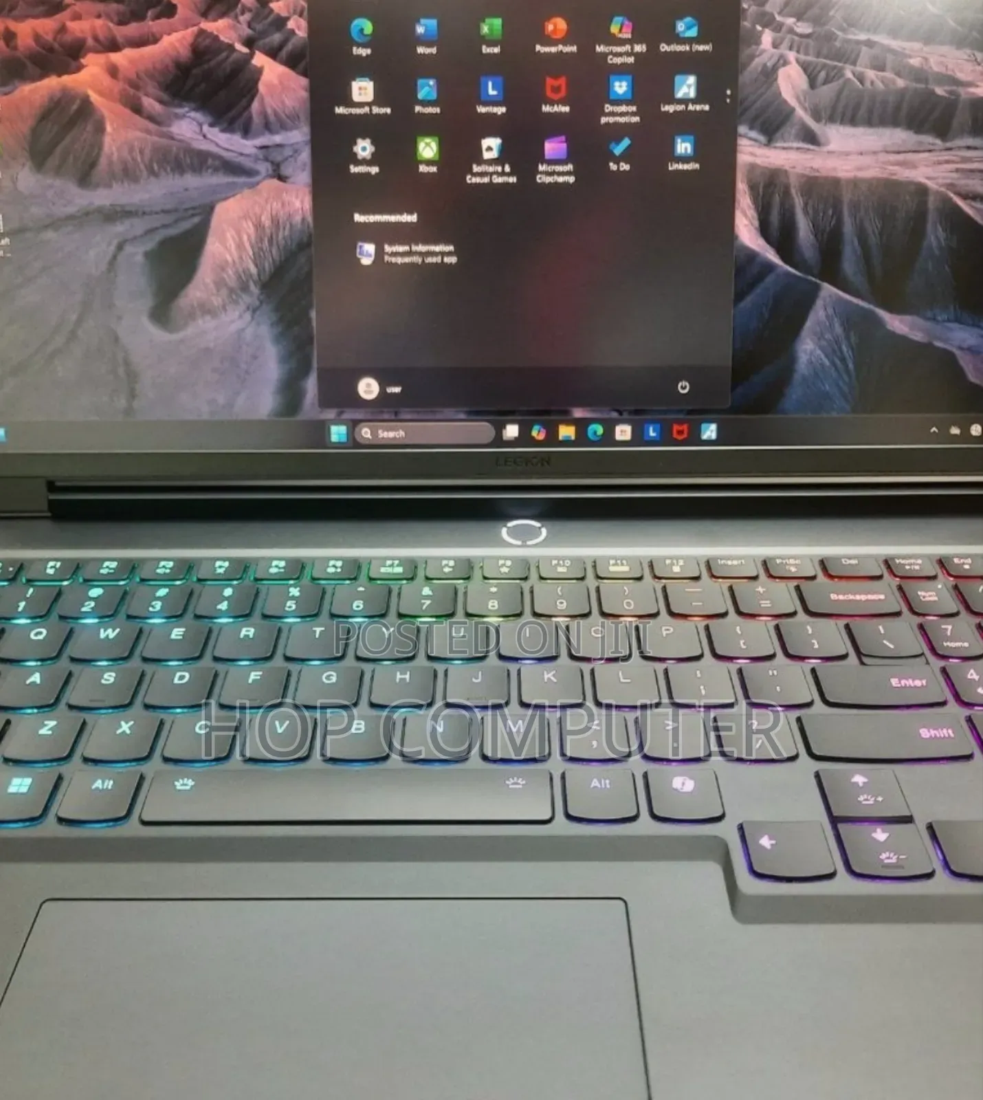 New Laptop Lenovo Legion 7 32GB Intel Core I9 SSD 1T