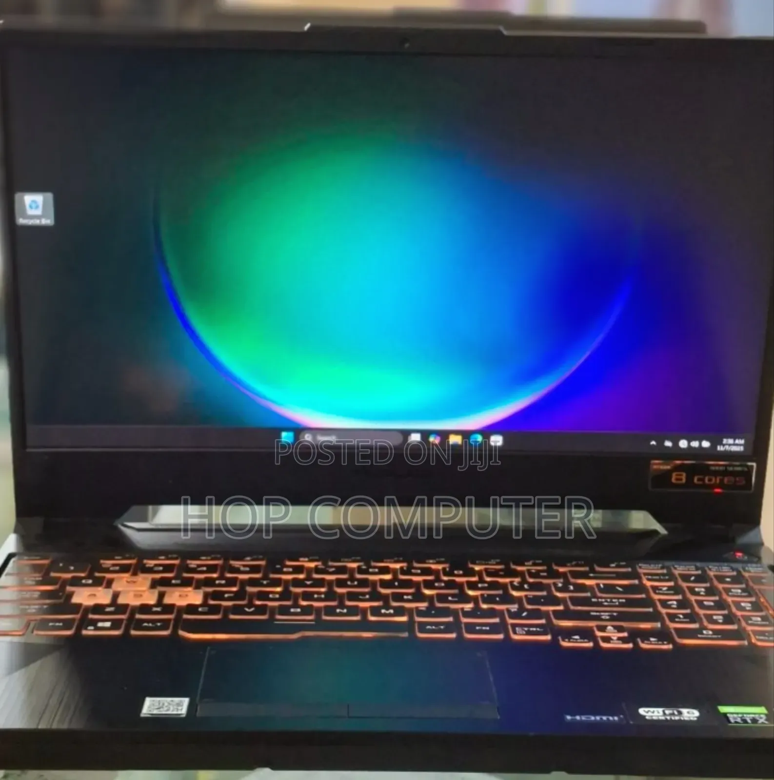 New Laptop Asus TUF Gaming A15 16GB AMD Ryzen 7 SSD 512GB