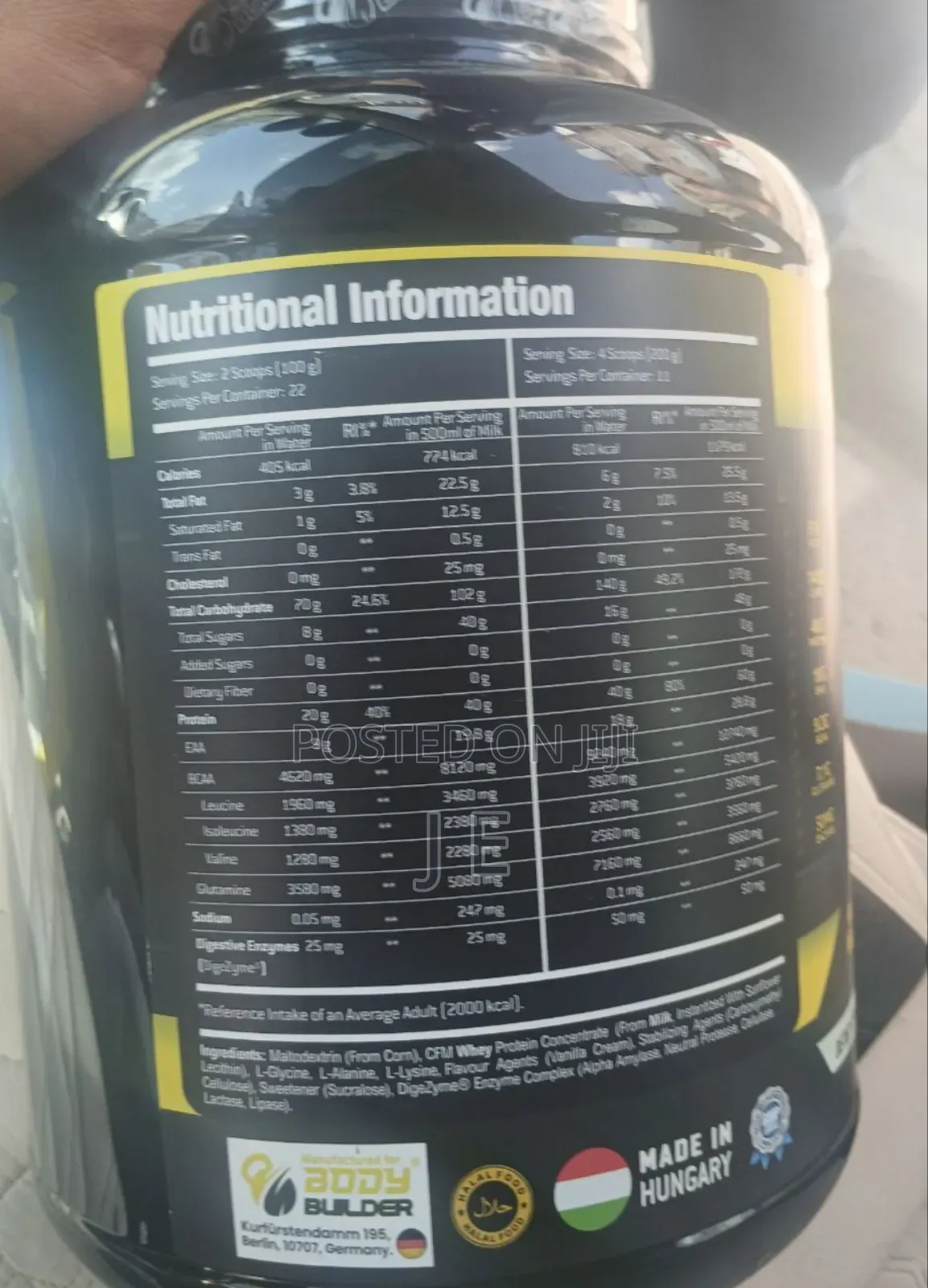 Bodybuilder Mass Gainer 2.7kg