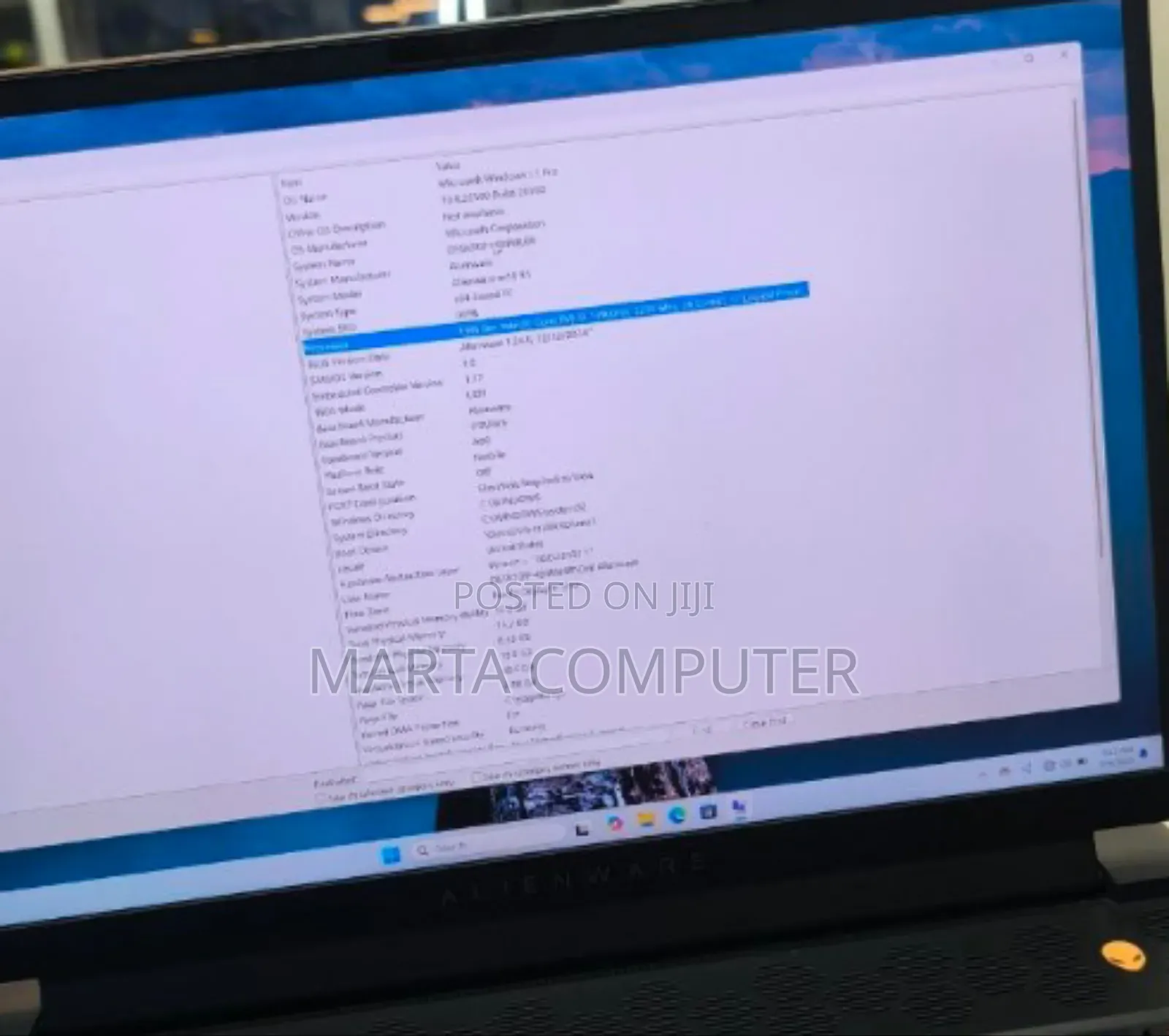New Laptop Alienware M15 R3 32GB Intel Core I9 SSD 1T