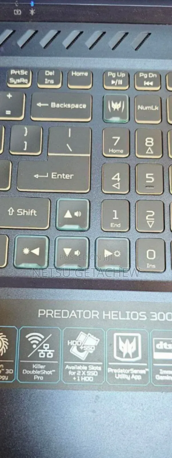 New Laptop Acer Predator Helios 300 16GB Intel Core I7 SSD 1T