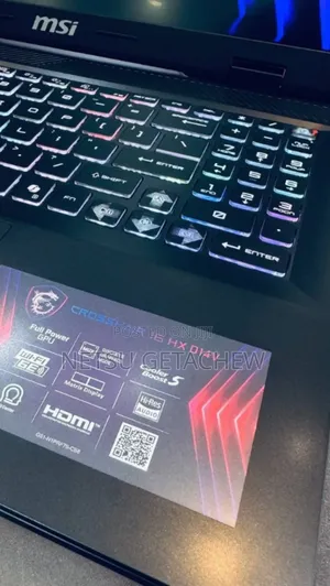 New Laptop MSI Crosshair 15 16GB Intel Core I7 SSD 1T