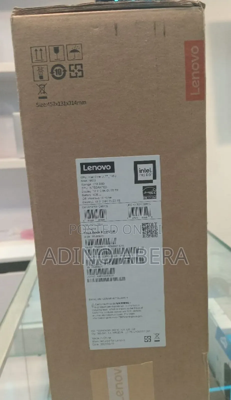 New Laptop Lenovo Yoga Book 9i 16GB Intel Core Ultra 7 SSD 1T