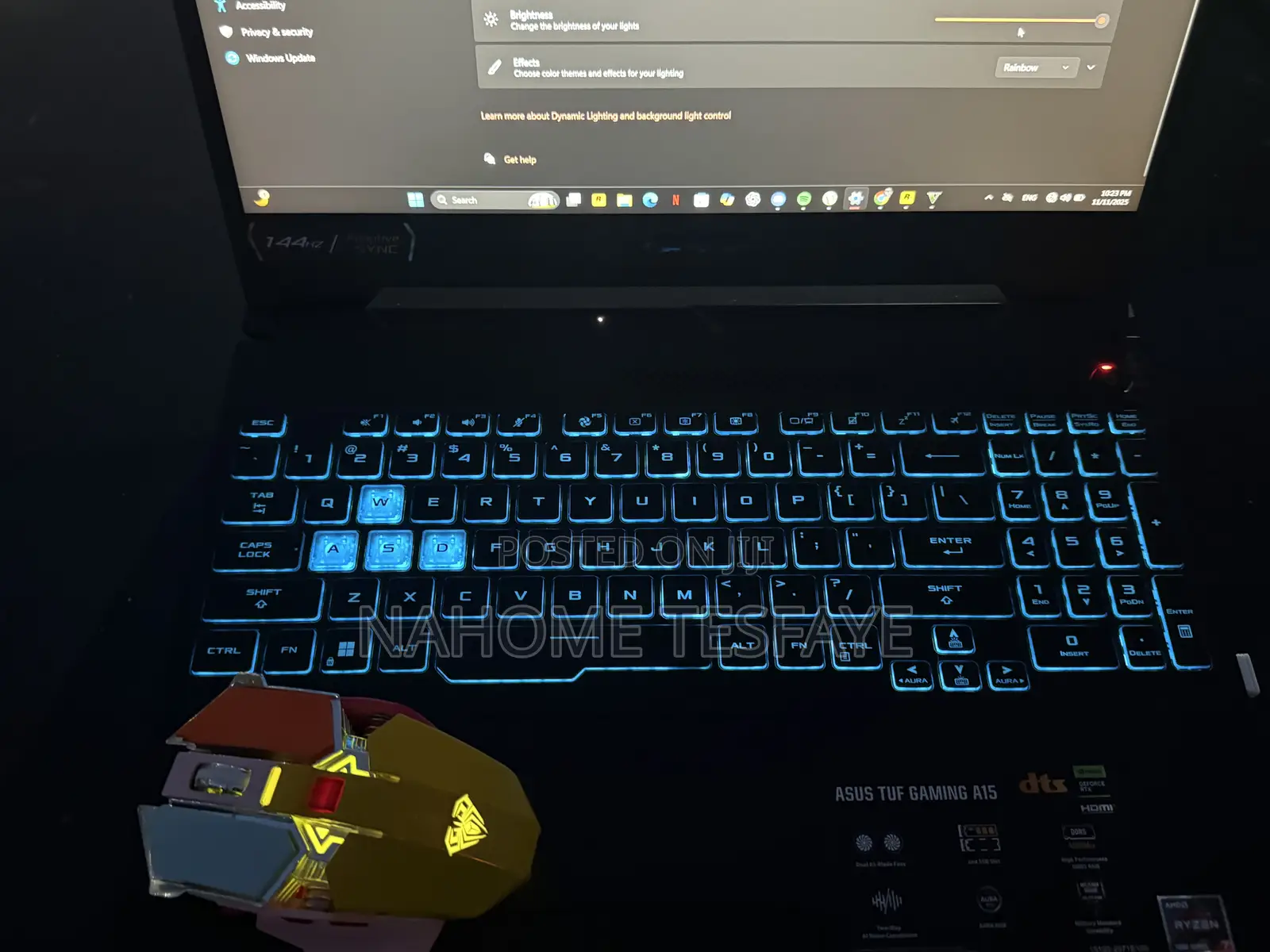 Laptop Asus TUF Gaming A15 32GB Nvidia HDD+SSD 512GB