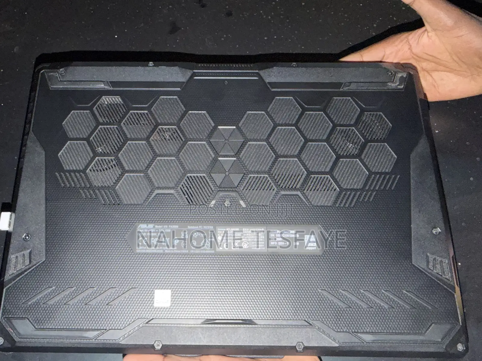 Laptop Asus TUF Gaming A15 32GB Nvidia HDD+SSD 512GB