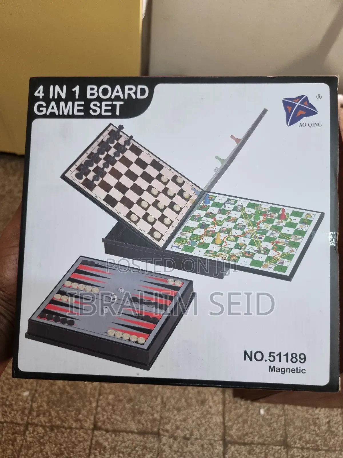 Board Game Set 4 in 1 by Ao Qing