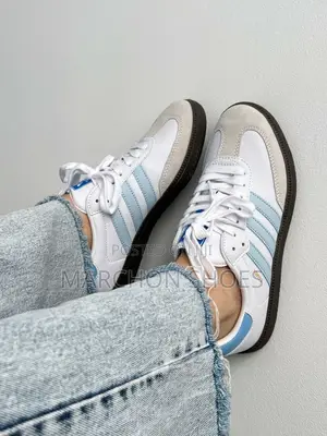 Adidas Samba Og White/Light Blue