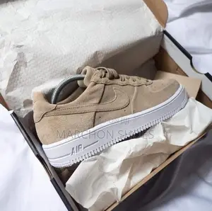 Photo - Nike Air Force 1 Low-Top – Brown Suede