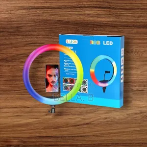 Photo - 14 Inch RGB Led Ring Light - Glow in Every Color