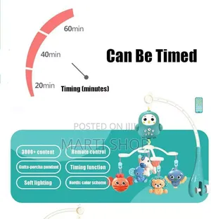 የልጆች አልጋ ላይ የሚታሰር መጫዎቻ