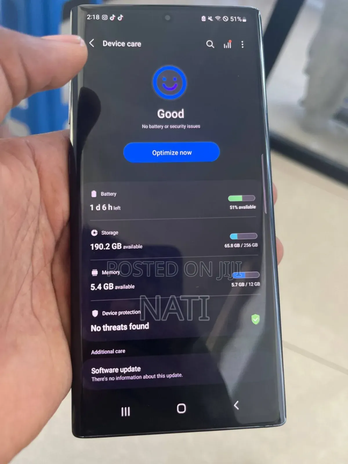 Samsung Galaxy Note 10 Plus 5G 256 GB Silver