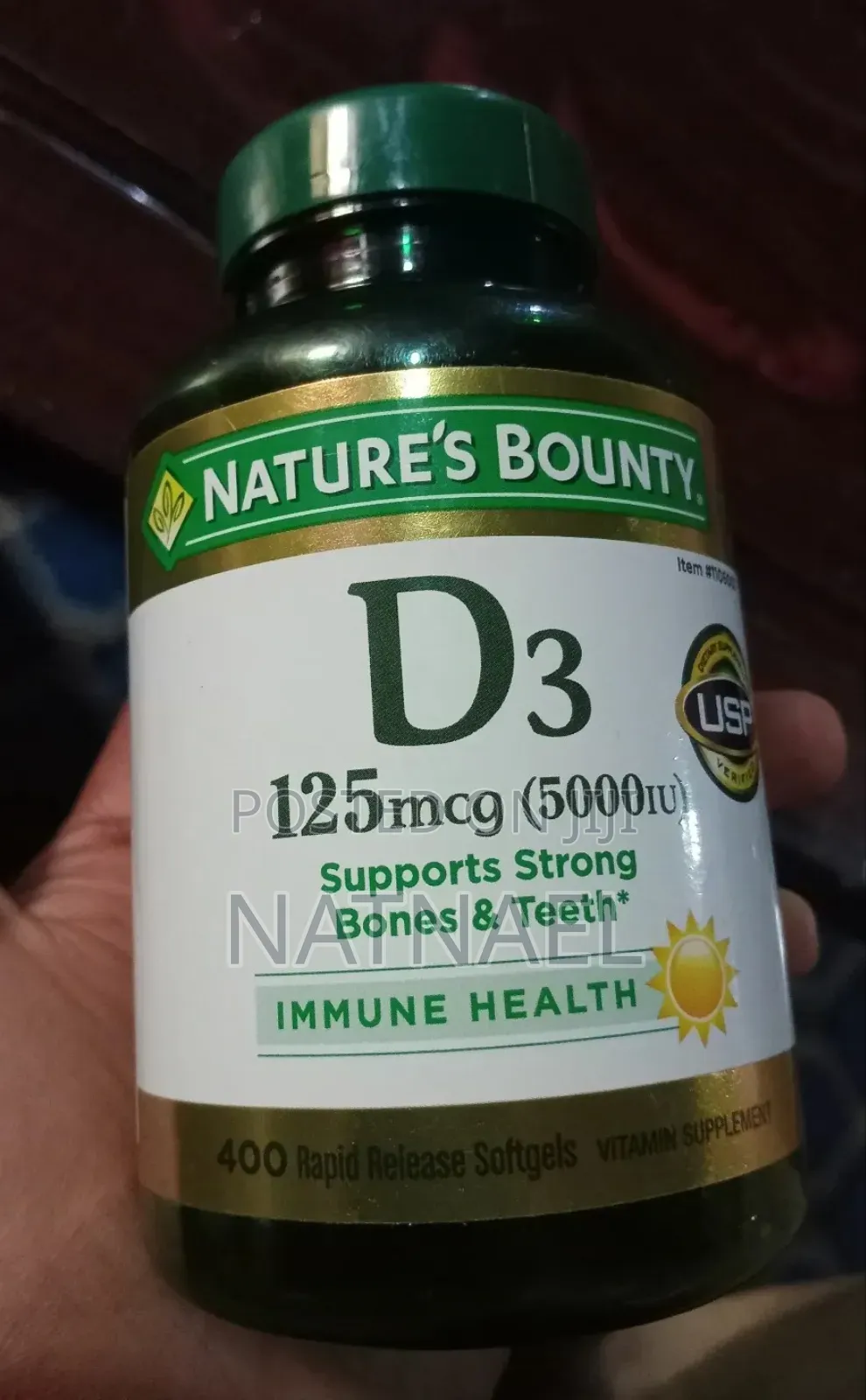 Nature's Bounty Vitamin D3 Supplements
