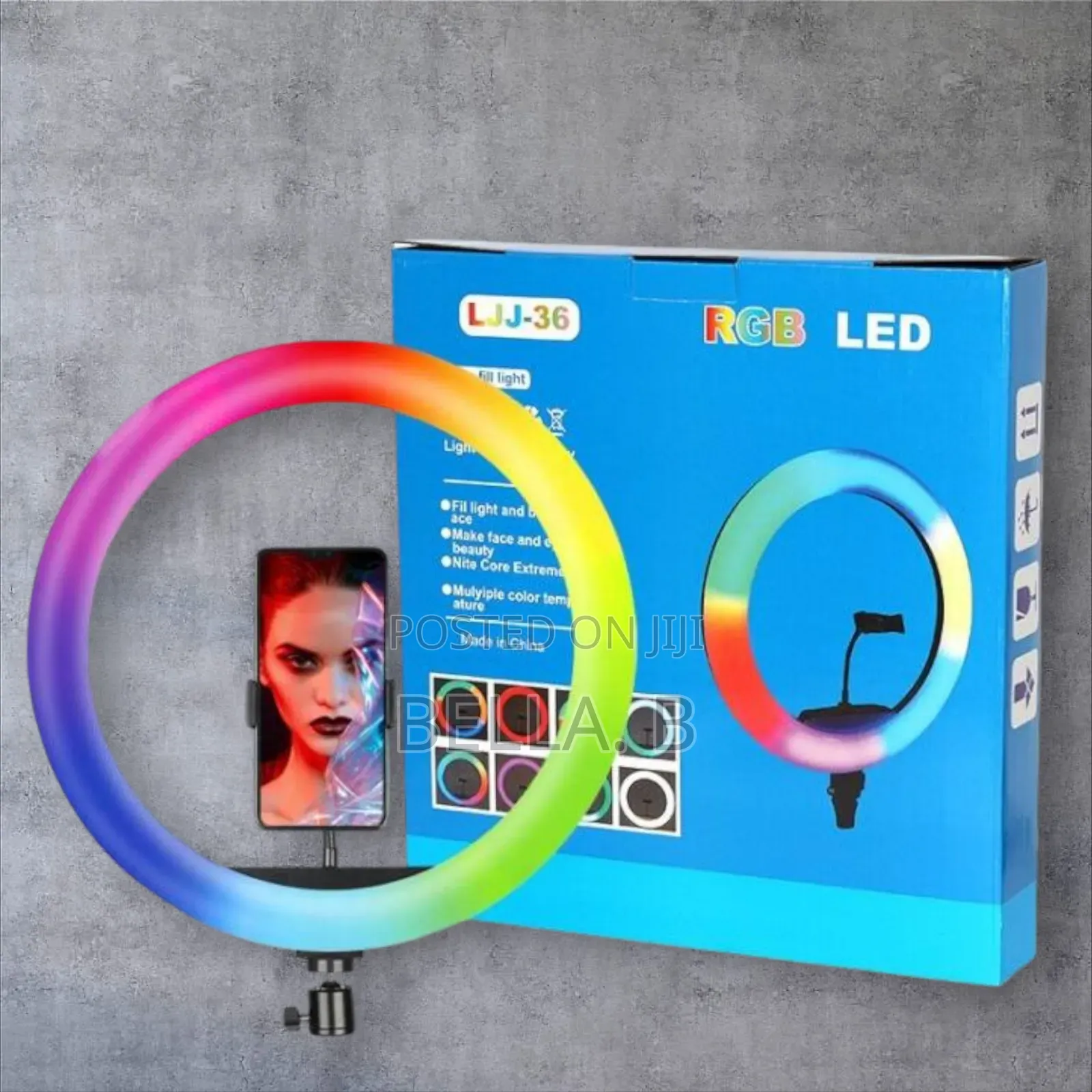 14 Inch RGB Led Ring Light - Smart Control at Your Fingertips