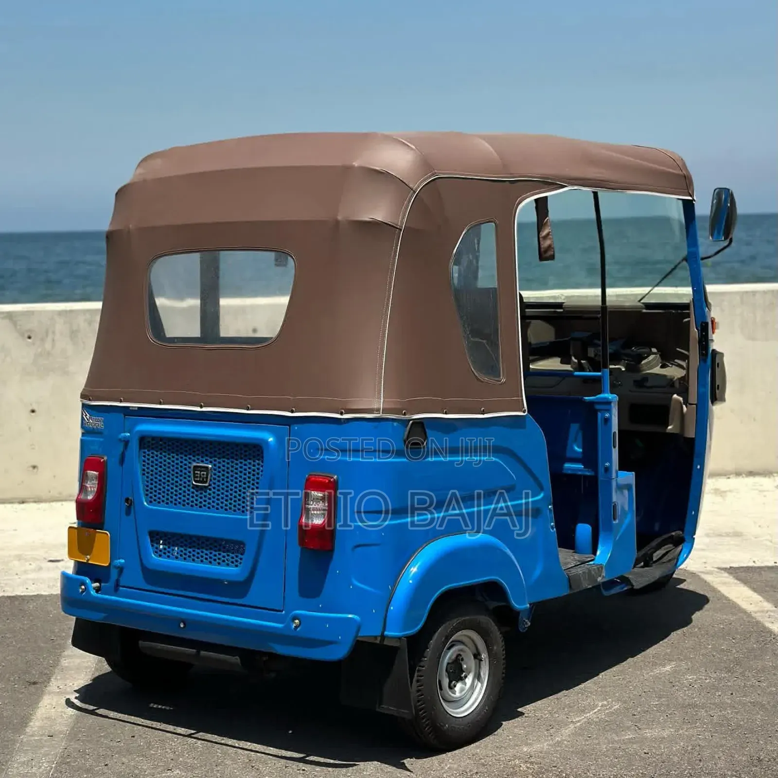 New Bajaj RE 2024 Blue