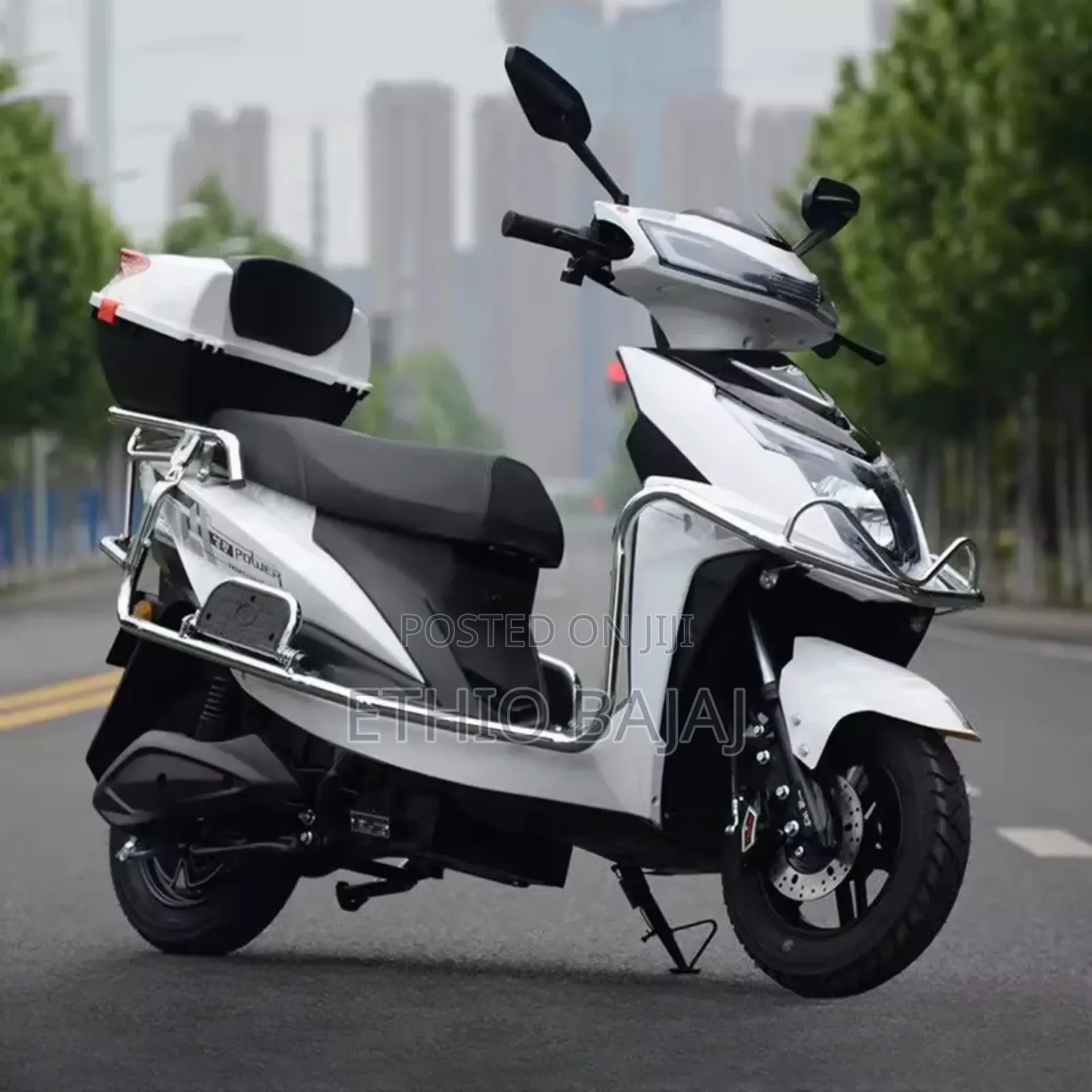 New Motorcycle 2024 White