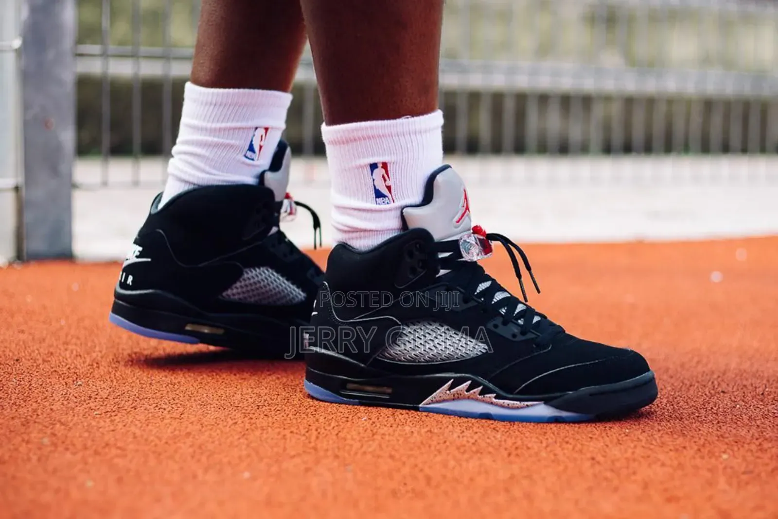 Air Jordan 5 Black/ Metallic