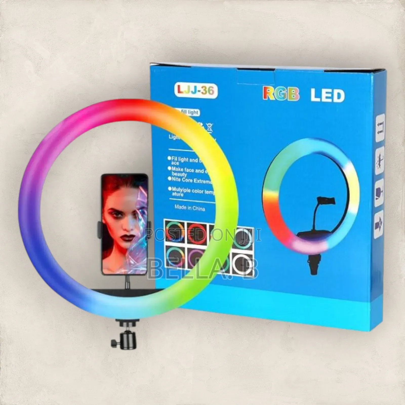 14 Inch RGB Led Ring Light - Shoot Anytime, Anywhere