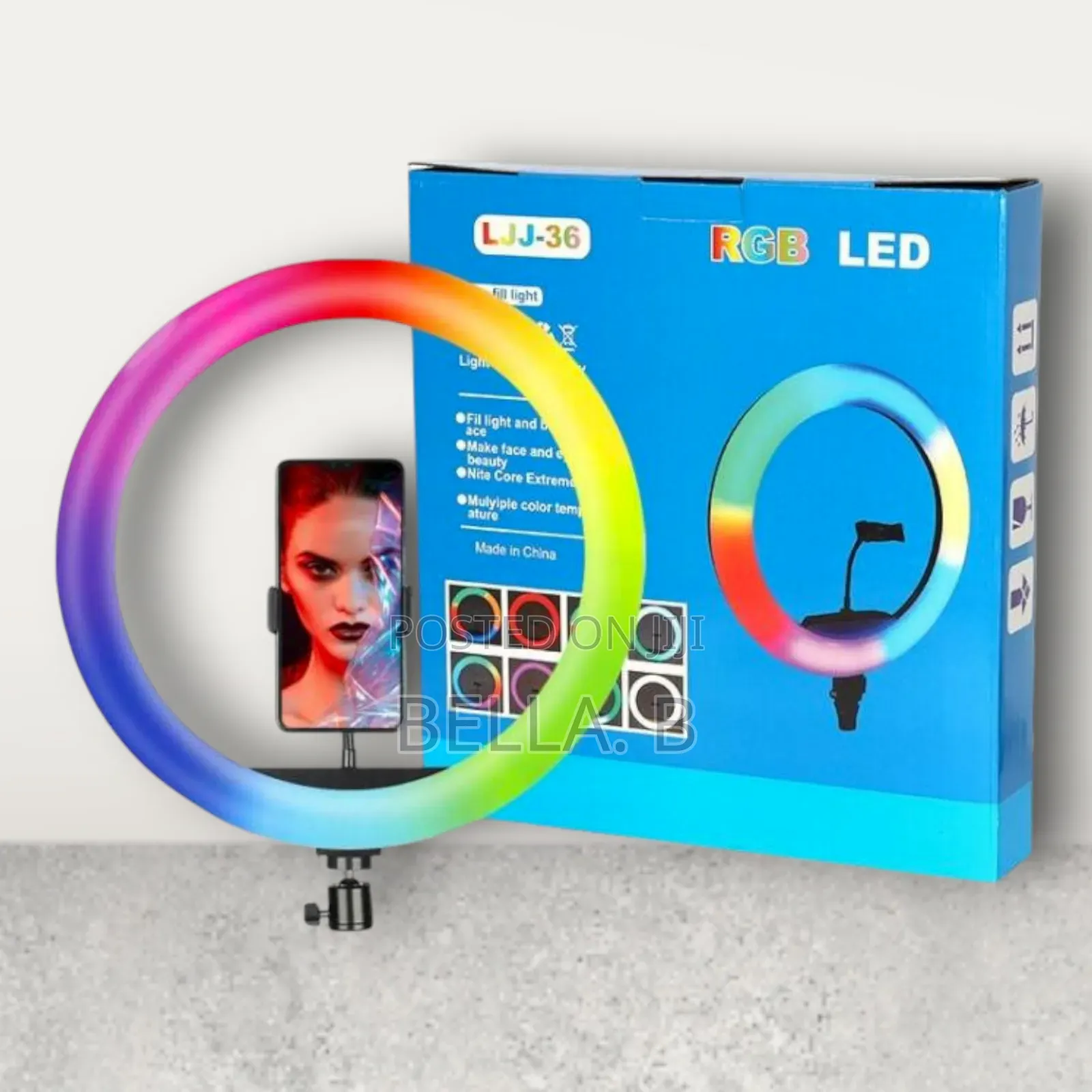 14 Inch RGB Led Ring Light - Capture True Colors
