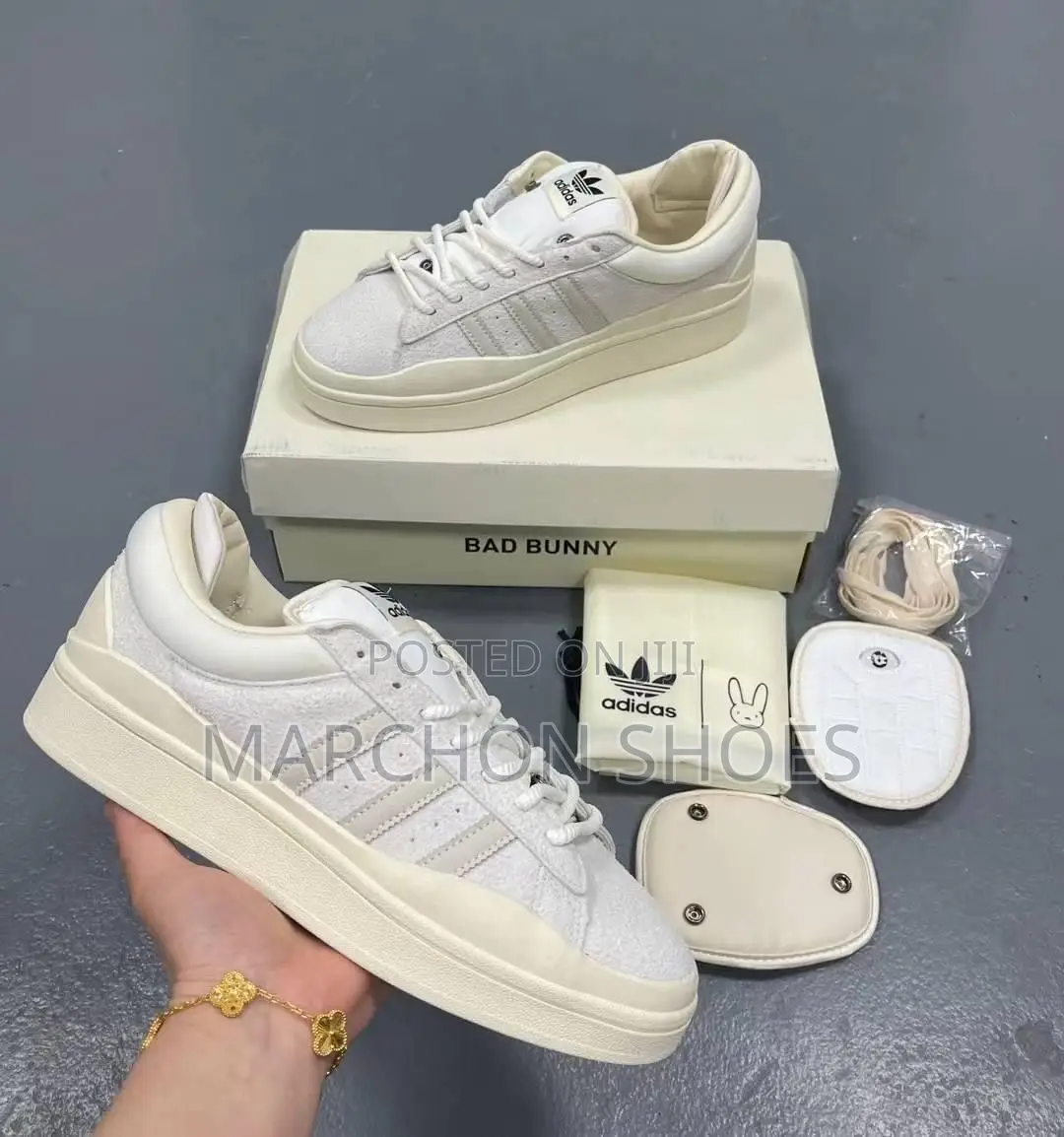 Adidas Campus Bad Bunny — White (Women)