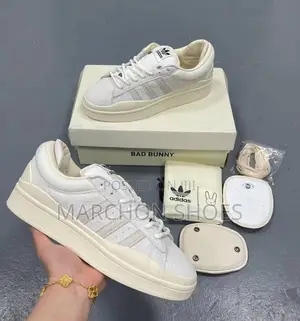 Photo - Adidas Campus Bad Bunny — White (Women)
