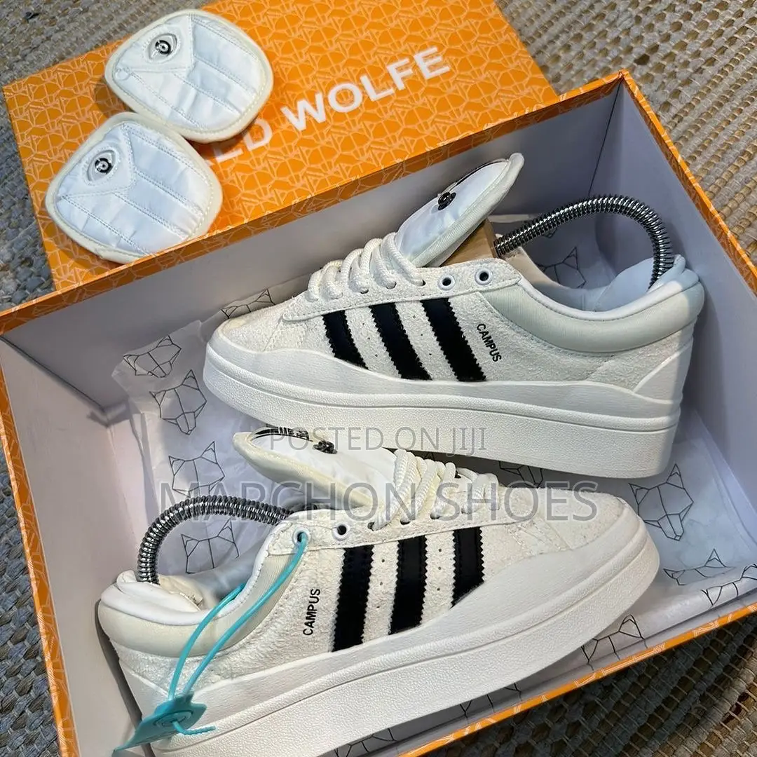 Adidas Campus Bad Bunny — White/Black(Women)